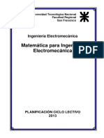 Matematica para Ingenieria Electromecanica