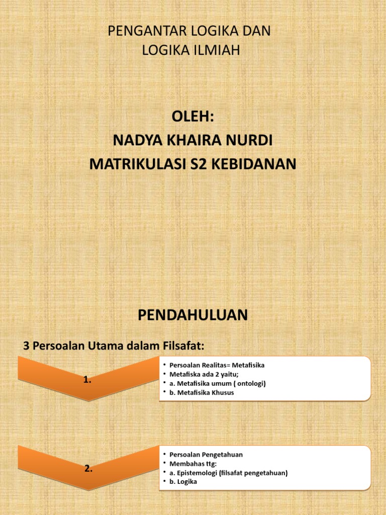 Pengantar Logika Dan Logika Ilmiah Pdf Filsafat