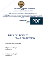 Design of Beam to Beam Connection