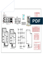 Schedule of Column: Sectional View - A-A' Elevation