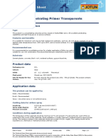 Jotashield Penetrating Primer Transparente: Technical Data Sheet