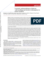 02 - Interactions BTW Genetic Polymorphisms of Glucose Metabolizing Genes and Smoking and Alcohol Consumption