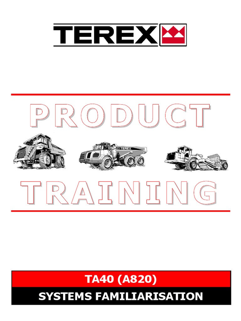 Terex TA40 Systems Guide | PDF | Valve | Brake