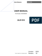 User Manual: Single Channel Vehicle Detector