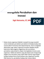 Mengelola Perubahan Dan Inovasi (XII-XIII)