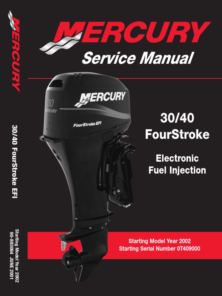 Mecury30 40 Workshop Manual | PDF | Screw | Piston