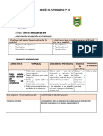 Sesión de Aprendizaje Ciencia y Tecnología