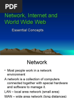 Network, Internet and World Wide Web