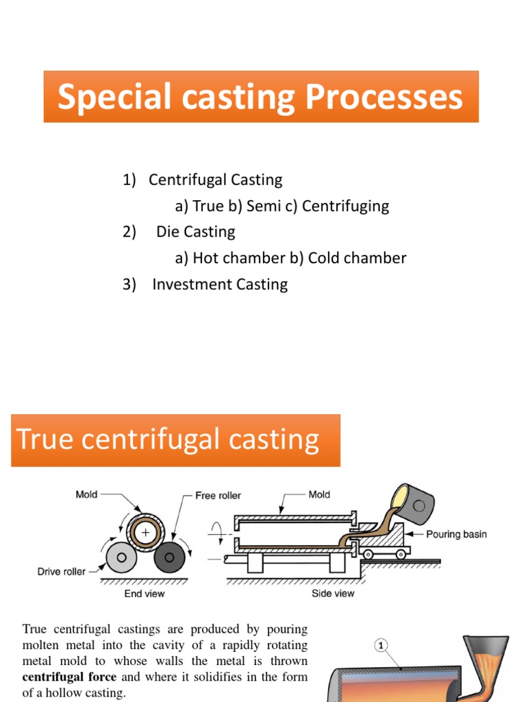 Special Casting Processes PDF Casting (Metalworking) Crafts