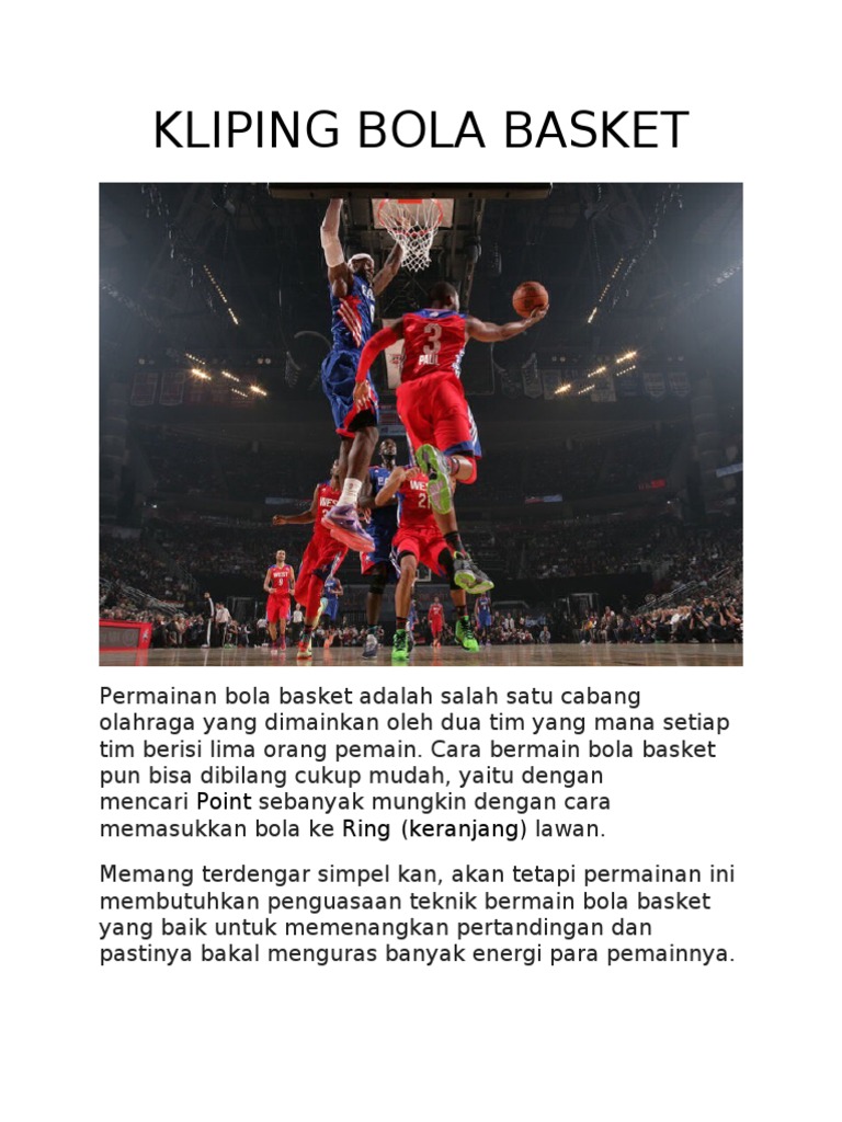 Kliping Bola Basket Docx