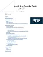 GSoC Proposal - Plugin Manager