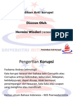 Pendidikan Anti Korupsi Hermini Windari