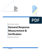 Demand Response M&V Applications
