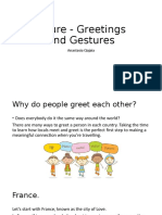 Culture-Greetings and Gestures