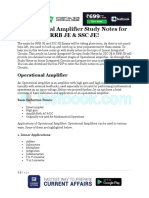 Operational Amplifier Study Notes For RRB Je SSC Je B6d5da06 PDF