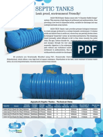 Aquatech Septic Tanks - Technical Data