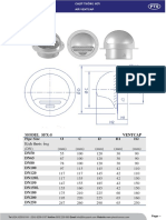 Model Sfx-S: Materials: SUS304/SUS201 V ật liệu: Inox 304/Inox 201