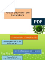 Parallel Structures and Conjunctions: Presented in EAP Class