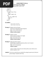 Assignment (Daa) PSEUDO CODE For Knapsack Problem:: Example