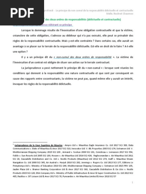 Le Principe La Jurisprudence Reiterant Ce Principe Jurisprudence Droit Compare