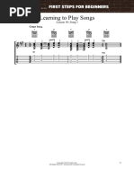 Learning To Play Songs: Lesson 10: Song 1