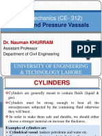 Structural Mechanics of Cylinders and Pressure Vessels