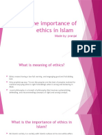 The Importance of Ethics in Islam
