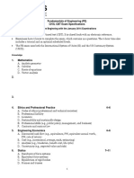 Fundamentals of Engineering (FE) CIVIL CBT Exam Specifications