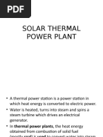 Solar Thermal Power Plant