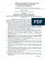 Pengumuman Hasil Sanggah Seleksi Administrasi CPNS Kementerian ATRBPN Tahun 2019 PDF