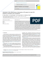 Applied Radiation and Isotopes: H. Olaya Dávila, J.A. Díaz Merchán, H.R. Vega Carrillo, S.A. Martínez Ovalle