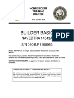 NAVEDTRA 14043A Builder Basic Part 1