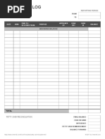 Daily Cash Movement Report Summary | PDF