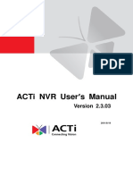 Acti NVR User: 'S Manual