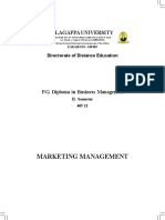 2 - P - G - D - in Business Management - 405 22 - Marketing Management PDF