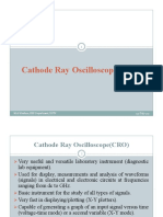 Cathode Ray Oscilloscope (CRO) : Mr.P.Krishna, EEE Department, IIITN