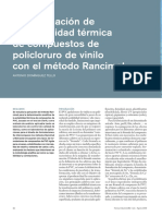 Determinación de La Estabilidad Térmica de Compuestos de Policloruro de Vinilo Con El Método Rancimat