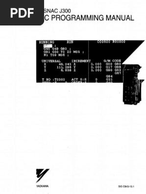 Yasnac J300 Plc Programming Manual Pdf Programmable Logic Controller Computer Program