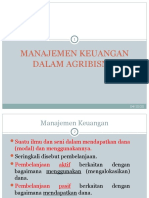 Manajemen Keuangan Agribisnis