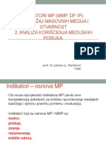 8 Cas Sadrzaj Masovnih Medija - Analiza Koriscenja Medijskih Poruka Sa Aspekta Indikatora MP