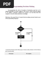 C Programming Decision Making