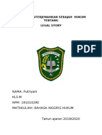 TUGAS MENTERJEMAHKAN SERAJAH HUKUM TENTANG Putriyani