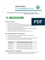 FCPS Continuity of Learning Plan, April 9, 2020