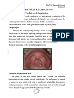 Intra Oral Examination