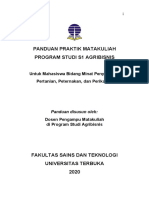 PANDUAN PRAKTIK MATAKULIAH PRODI AGRIBISNIS - Final