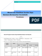 Geostatistik untuk Klasifikasi Sumber Daya Batubara