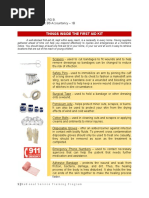 Things Inside The First Aid Kit: Name: Emplamado, RG B. Course and Section: BS Accountancy - 1B