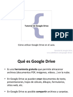Tutorial de Google Drive PDF