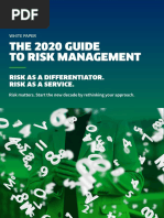 The 2020 Guide To Risk Management: Risk As A Differentiator. Risk As A Service