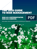 The 2020 Guide To Risk Management: Risk As A Differentiator. Risk As A Service